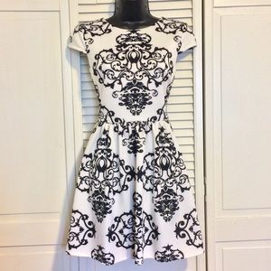 Demask Mini Dress
